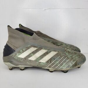 Adidas Predator 19.2 FG Soccer Cleats Boots Camo Legacy Green  Men's Sz 12.5